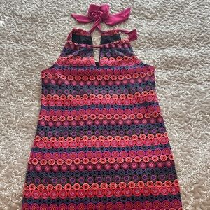 Trina Turk Multicolor Circle Pattern Dress